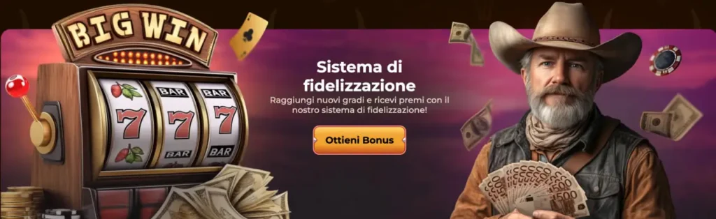 Rodeo Slot Casino Sistema di fidelizzazion